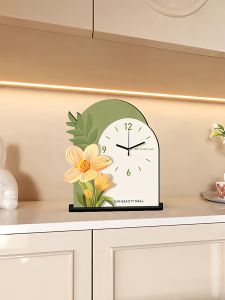 Đồng Hồ Trang Trí Bàn Phong Cách Hiện Đại Đơn Giản Đài Hồ Trang Trí Nhà Mới Nhẹ Sang Trọng Cảm Giác Cao Cấp Đồng Hồ Thời Gian Mới 2025