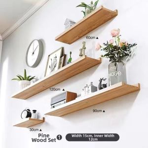DIHUANTUO | Retro Wooden Wall Shelf