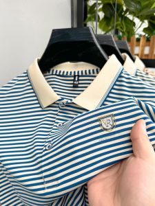 TUCANO Premium Cotton Striped POLO Shirt Mens Short Sleeve Embroidered Top Breathable Modern Style Summer New Arrival