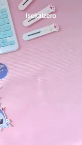 Stiker Kartun Hiu biru lucu isi 18 pcs