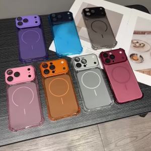 For Magsafe Magnetic Phone Case with Camera Lens Protector for iPhone 18 Pro Max 17 Air 16 15 14 13 12 11 Shockproof Cover