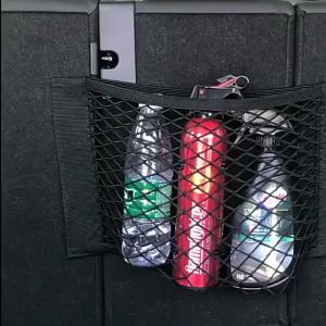 BLALION Car Trunk Storage Bag Nylon Mesh Nets Auto Trunk Rear Organizer Elastic String Luggage Holder Pocket Car Stowing Tidying