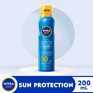 NIVEA Sun Protect & Dry Touch Sweat & Water-Resistant Refreshing Sunblock Spray with SPF 50 200ml