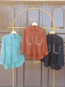 kemeja Talita rayon twill  buat ngantor