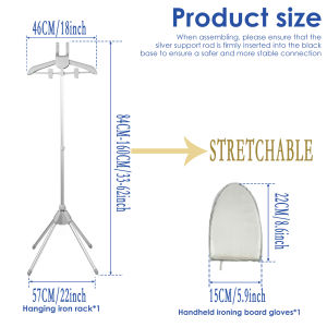 Steamer Stand Foldable Garment Steamer Rack Adjustable Height Portable Steam Stand Rack Garment Household for Steaming Clothes