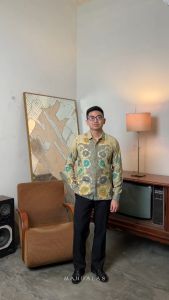 Anyelir - Mandalas Kemeja Batik Pria Premium Lengan Panjang