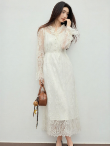 HOPESHOW | White Sweet Lace Dress