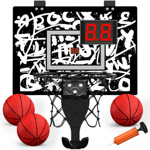 Kids Sports Toys Basketball Balls Toys for Boys Girls 3+ Years Old Wall Type Foldable Basketball Hoop Throw Outdoor Indoor Games