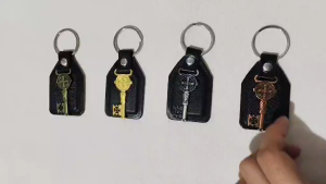 Saint Benedict Keychain Catholic Prayer Devotion Made of Metal