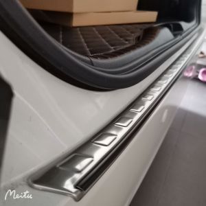 Vemart alphard vellfire 2015-2022 agh30 car rear bumper pad Protector sportivo design japan style design stainless steel