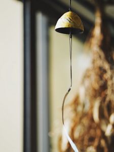 Retro ญี่ปุ่นเหล็กหล่อ Wind Chimes Fuji Mountain Outdoor Camping สไตล์ของขวัญวันเกิดตกแต่งบ้าน Vintage Wind Bells