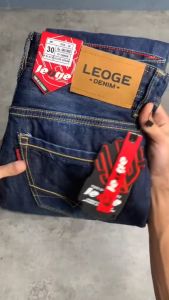 Celana Jeans Denim Washing Pria Leoge Denim Reguler Fit