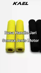 Busa Handle Jari Motor Rem-Kopling Kiri-Kanan Sarung-Cover Stang-Setang Thailand Merah-Biru-Hitam Bebek-Sport-Matic Beat FI-F1-Pop-eSP-Street/Vario 110-125-150 Old-New LED/Mio-M3-Z-S/Soul GT/X-Ride/Scoopy/Supra-X-125-Fit/Blade Honda-Yamaha-Suzuki