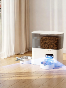 HELLOLEIBOO | Automatic Feeder with Smart Water Dispenser and Video Surveillance for Pets