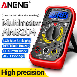 ANENG | ANENG AN8204 Digital Multimeter High Precision Portable AC/DC Voltage DC Current Resistance 1999 Counts Electrician Repair Tools