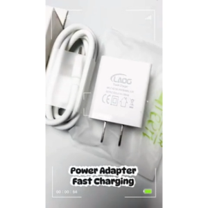 Fast Charging 5V2A Power Adaptor with Type-C Charging Cord Micro-USB to Type-C Simple Functional Design Reliable Power Supply for Smartphone Cellphone Charger Electronic Device