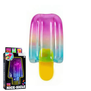 Schylling Popsicle Shaped Squishy Squeeze Toy Gradient Color Non Toxic BPA Free Soft Stress Relief Fidget Toy Gift