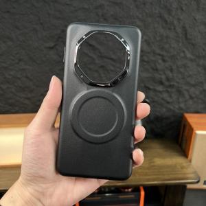 Huawei Mate70RS Master Leather Phone Case Magnetic Wireless Charging Full Cover Anti-Fall Simple New Leather Anti-Slip Protection Cover