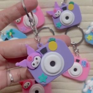 Móc Khóa Nhựa Dẻo Thỏ Melody Cinnamoroll Kuromi Màu Sắc Dễ Thương