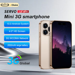SERVO | SERVO S16 MINI 3G Pocket Smartphone Android System 2GB+16GB Google Store WiFi Hotspot Dual SIM Standby Small Smart Mobile Phones