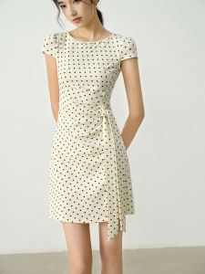 French Vintage High-Grade Tea-Length Slender Look Slip Dress