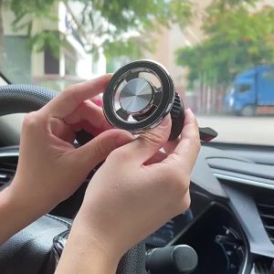 Universal Car Air Vent Cell Phone Holder: A 360 Degree Rotation Magnetic Suction Stable Adjustable Bracket for 4.7-6.7 in Phone