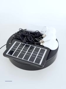 Multifunctional Solar LED Light 3 Bulbs USB Rechargeable Wall Lights With Hook Camping Lamp Emergency Lights Sunlight For Tent
