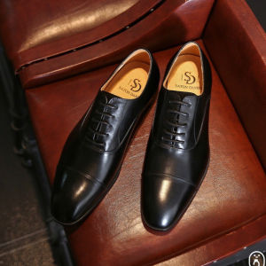 Formal Lace-up Business Pointed Three-Joint Oxford Leather Shoes Increased Bridegroom Wedding Mens Fleece-Lined Warm 3546