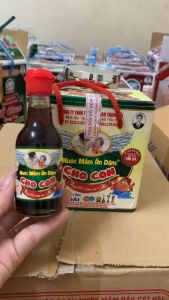 Nước mắm ăn dặm truyền thống cho bé nhiều cá ít muối 50ml/chai