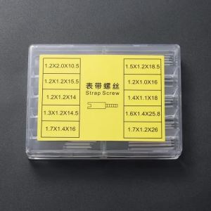50/100pcs Screws Rod for Rolex Watch Band Metal Strap Stainless Steel Screw Pin Watch Repair Tools Watch Parts Kit Accessories