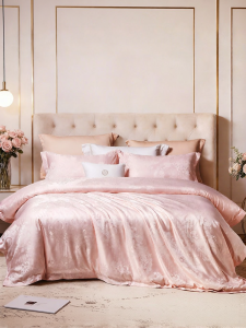 FUANNA (富安娜) | Wedding Pink Cotton Bedding 4-Piece Set
