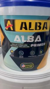 Sơn lót chống kiềm cao cấp ABBA Primer( 5lít - 18lít). Giúp trung hòa tính kiềm trong xi măng.