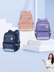 Caran·Y | Anti-Fall Windsock Schoolbag Lightweight Backpack with Large Capacity and Water Resistance