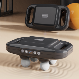 Massage Gun ปืนนวดกล้ามเนื้อพร้อมหน้าจอ LCD เครื่องนวดอิเล็กทรอนิกส์ 8หัว ปืนนวด ที่นวด สำหรับนวดกล้ามเนื้อ บรรเทาอาการปวดกล้ามเนื้อทั่วร่างกาย