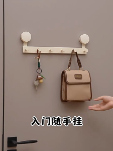 Suction Cup Clothes Hanger Behind the Door Hooks Strong Vacuum Door Back Towel Holder Waterproof Hook for Bathroom Bedroom Kitchen