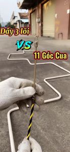 Dây mồi cáp đầu bánh xe 3 lõi nhựa nguyên sinh Tặng 02 dây thít cáp điện luồn dây điện ống gen kéo cáp 5m 10m 15m 20m25m