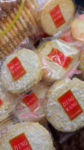 Dingwang Snow Cookie, ขนมโดโซะ (แบบหวาน) 358กรัม, ถุงใหญ่ คุณคุ้ม! ขนาด 500g