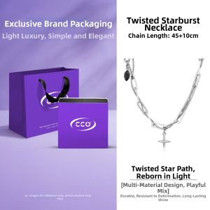 cco | Stylish Twisted Starlight Necklace