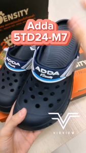 VIDVIEW ลดสนั่น รองเท้าหัวโตชาย Adda 5TD24M7 พื้น 2density เบอร์ 40-44 ใส่สบาย รองเท้าแฟชั่น รองเท้าสวมชาย รองเท้าทรง Crocs