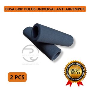 BUSA HAND PAD/BUSA GRIP STANG JARI MOTOR WARNA HITAM POLOS SEPASANG BERARTI 2 PCS