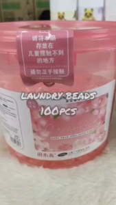 Laundry Beads Premium Fragrance Booster for Clothes/ 100pcs Laundry Capsule/Detergent Softener