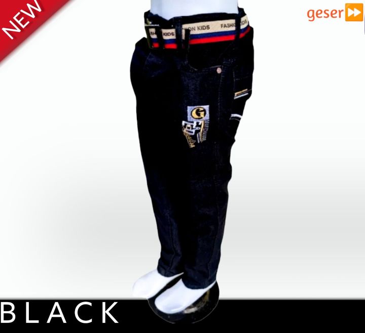 Celana%20jeans%20Hitam%20anak%20laki%20laki%20umur%203/12%20Tahun%20terbaru%20-%20Image%205