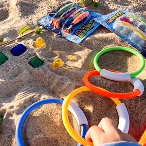 อุปกรณ์ฝึกดำน้ำ ของเล่นใต้น้ำ ของเล่นฝึกดำน้ำ สำหรับฝึกเด็ก ทุ่นฝึกดำน้ำ แหวนดำน้ำ นางเงือก ปลาฉลาม