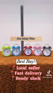 Globe Classic Alarm Clock With Night Light Jam Loceng Besi Jam Loceng Bercahaya Premium