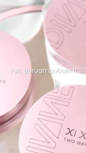 𝗝𝗨𝗡𝗞𝗜𝗘 𝗠𝗔𝗞𝗘𝗨𝗣 - Xi Xiu Divane Two Way Cake Bedak Padat Medium Coverage Makup Tahan Lama