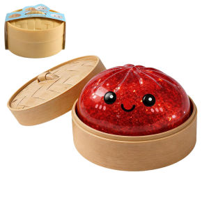 Bandai | 2026 steamed bun Squishy Toy with steamer Box Stress reducing rebound toy Stress Relief Sensory Ball For Adults