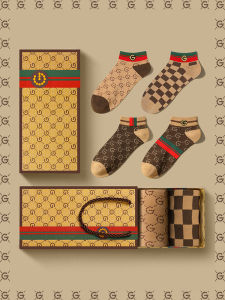 ถุงเท้ากีฬาผ้าฝ้ายแท้ GDAD สำหรับผู้ชาย ระบายอากาศได้ดี ดูดซับเหงื่อ ป้องกันกลิ่น ถุงเท้าสั้น ฤดูใบไม้ร่วง/ฤดูหนาว ใหม่ ถุงเท้าสั้น