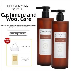 BOUGERMAN | Anti-Shrink Wool & Cashmere Wash Liquid with Enzyme Antibacterial & Mite Removal