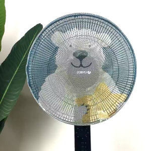 GTRBFDS 16-18 Inch Fan Protection Covers Cartoon Pattern Child Baby Anti-pinch Electric Net Fan Dustproof Covers Safe Kids Finger Guards Mesh Fan Covers