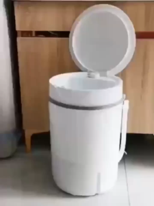 SANALI Panasoni Mini Washing Machine 4.5KG Portable Smart Home Dryer with Blue Light Washing Machine Home Apartment Dorm